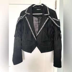 Real Leather Fringe Jacket